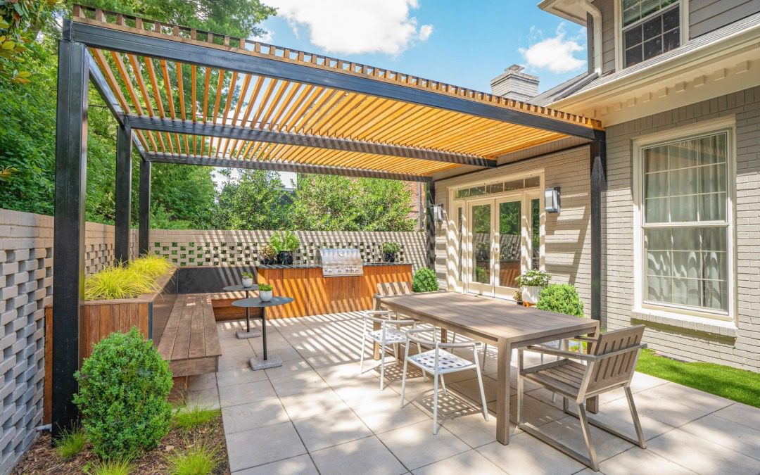 Landscape Design for Tennessee Heat: Shade Structures & Trees